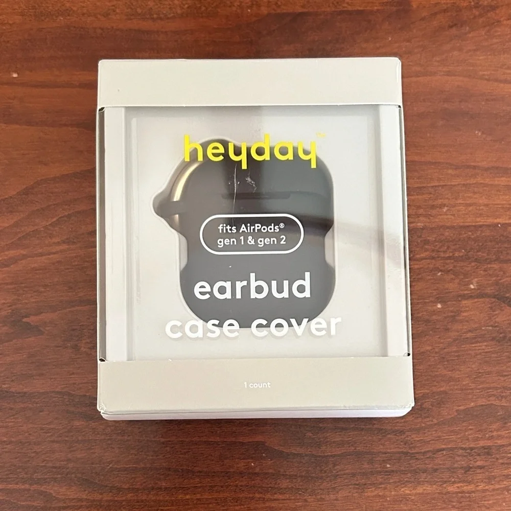 Heyday Black Earbud Case for AirPods - SEALED BOX
